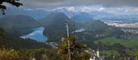 View from the walking path beyond the bridge above Neuschwanstein Castle | Will Copestake