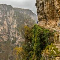 A hiker in Greece's stunning Vikos Gorge | Hans Jurgen Mager
