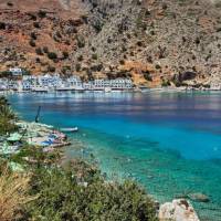 Picturesque Loutro village in Crete makes for a perfect swimming break | Barcha