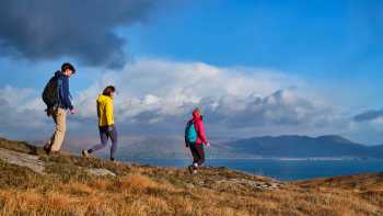 Hikers on the skyline, Sheep's Head Trail
