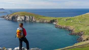 Hiker enjoying the view from Slea Head, Dingle | Gareth McCormack
