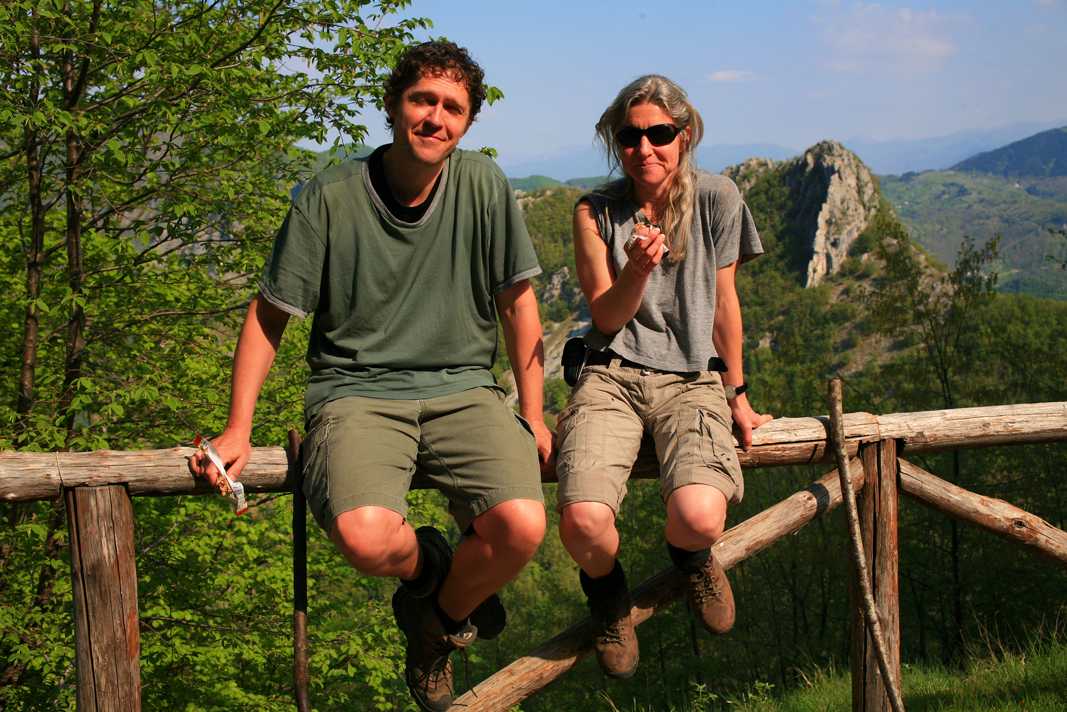 A break in the woods below Pania de Croce, Apuane Alps
