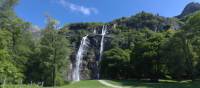 Visit the 'broken' waterfalls of Acquafraggia just outside Chiavenna