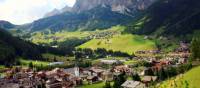 Picturesque village of Corvara, Italy