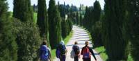 Walking up to the Crete Senesi