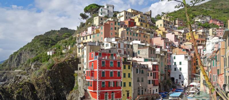 Riomaggiore harbour, one of the stunning Cinque Terre villages | <i>John Millen</i>