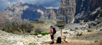 Path Junction Near Lagazuoi, The Dolomites