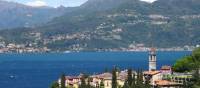 The views towards Menagio from Varenna