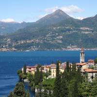 The views towards Menagio from Varenna