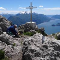 Beautiful views from the summit of Monte Grona