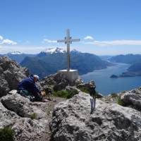 Beautiful views from the summit of Monte Grona