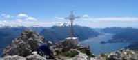 Beautiful views from the summit of Monte Grona