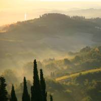 Early morning fog lifting over Pietrafitta | John Millen