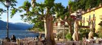 Lakeside dining in Varenna