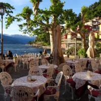 Lakeside dining in Varenna