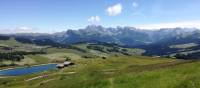 Hiking the stunning trails of the Alpe di Siusi
