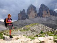 Tre cime from Refuge Locatelli, The Dolomites