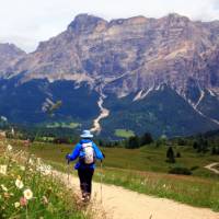 Walking above Armentarola