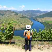 Enjoying the view, Douro Valley