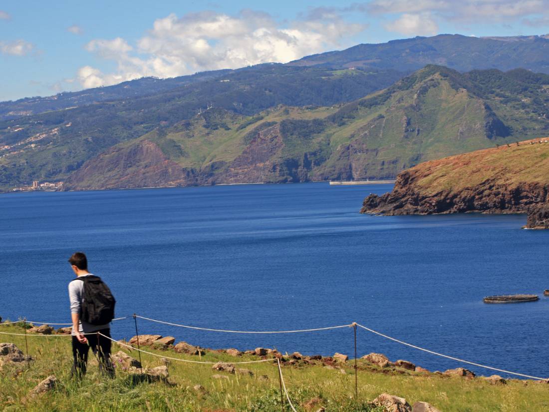 walker  along the Ponta de Sao Lourenco hike |  <i>John Millen</i>