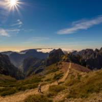 A hiker on the Madeiran trails around Pico Ruivo | AP Madeira