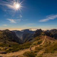 A hiker on the Madeiran trails around Pico Ruivo | AP Madeira
