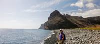 At the black pebble beach of Playa de la Guancha, La Gomera | John Millen