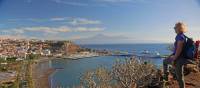 Overlooking San Sebastian harbour from the trail | John Millen