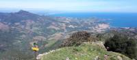 A hiker takes in the views from Col de Querroig at the border between France & Spain | Alan Mattingly