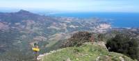 A hiker takes in the views from Col de Querroig at the border between France & Spain | Alan Mattingly