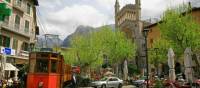 In the attractive streets of Soller, Mallorca