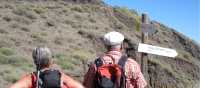 Walkers on the trails in Tenerife, Canary Islands