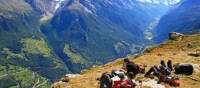 Rest stop at Twara above the Mittertal Valley | John Millen