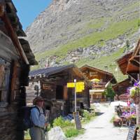 Enjoying the shade at Zmutt, near Zematt | John Millen