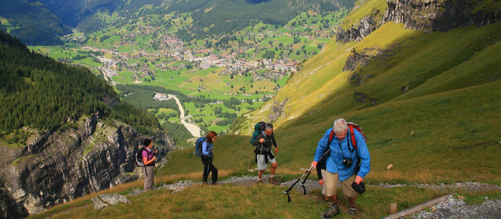 The ascent above Grindelwald will prove to be very rewarding in terms of views