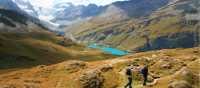Descending from Col de Torrent on the Alpine Pass Route in Switzerland | John Millen