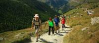 Walking above Zermatt