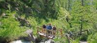 Walkers on the route from Arolla | John Millen