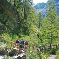 Walkers on the route from Arolla | John Millen