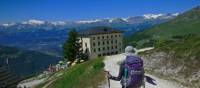 Approaching Hotel de Weisshorn | John Millen