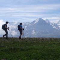 Get rewarded with stunning views when walking on the Shynige Platte