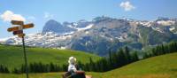 Looking towards the Wildstrubel Massif