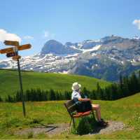 Looking towards the Wildstrubel Massif