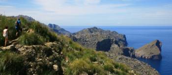 Walking on the Mediterranean coast