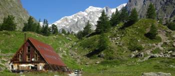 Staying in traditional mountain huts or refuges are a highlight for many when walking in the Mont Blanc region