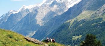 Hikers in the Zermatt Valley, Switzerland | Sarah Higgins