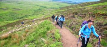 Ascending Conic Hill, Scotland