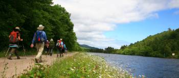 Hiking along the Great Glen Way