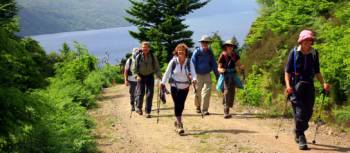 High above Lochness on the Great Glen Way Walk