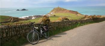 Taking a break at Cape Cornwall